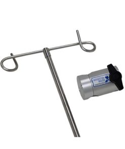 Clamp on drip stand